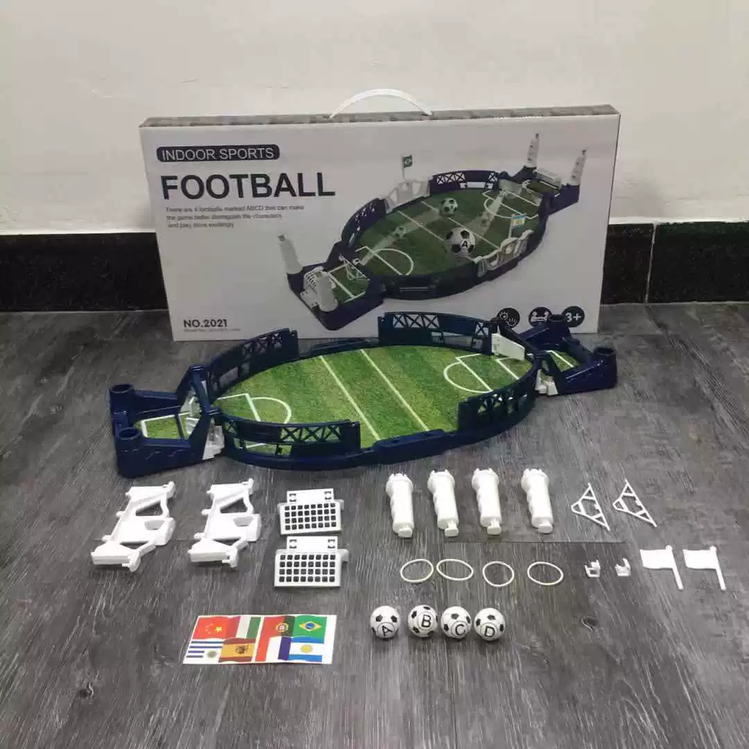 The cross-border children's casual two-person interactive battle set, a large-sized tabletop football game toy, is selling well at the street stall Specification drawing