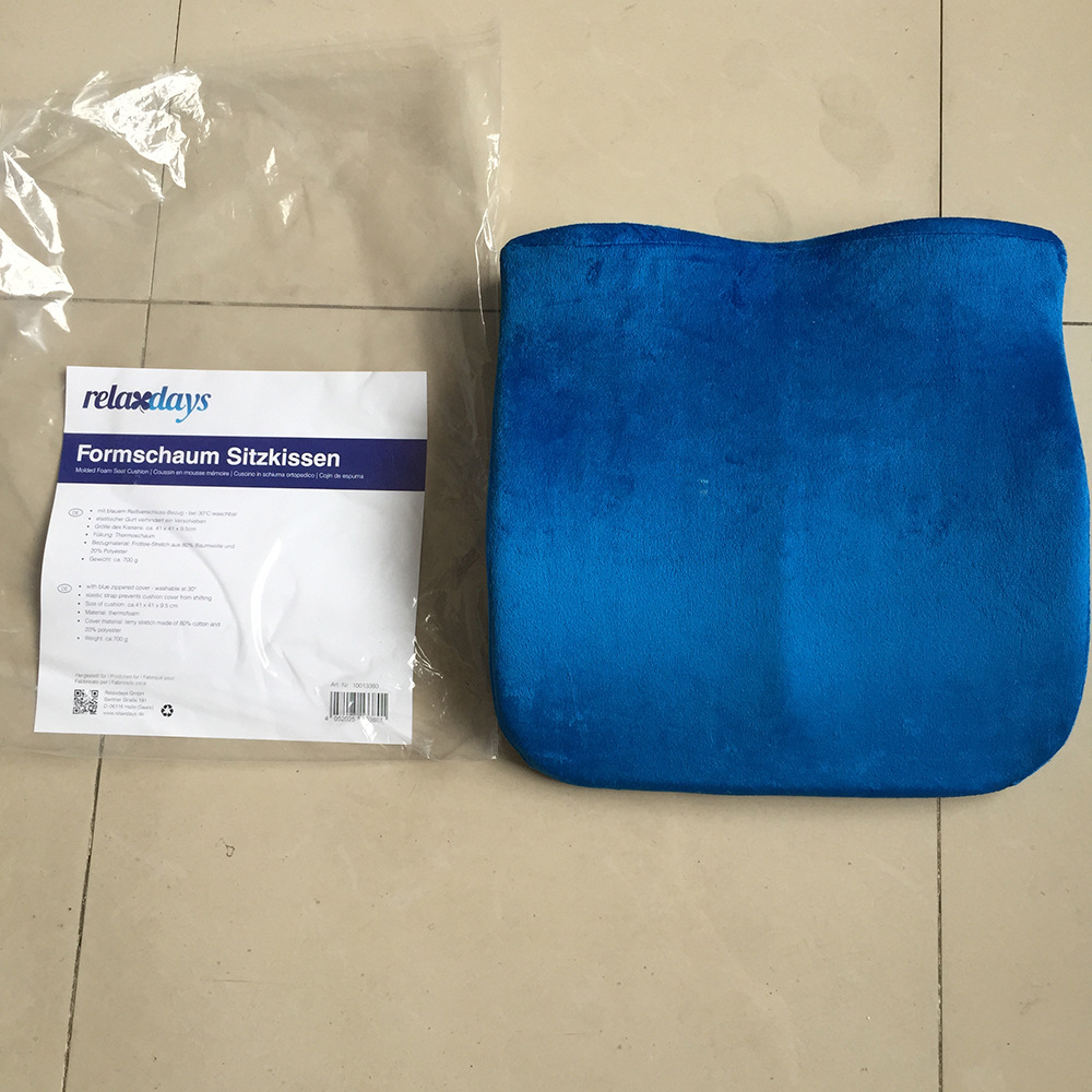 The Amazon cross-border best-selling double memory foam seat cushion is comfortable, soft and practical Specification drawing