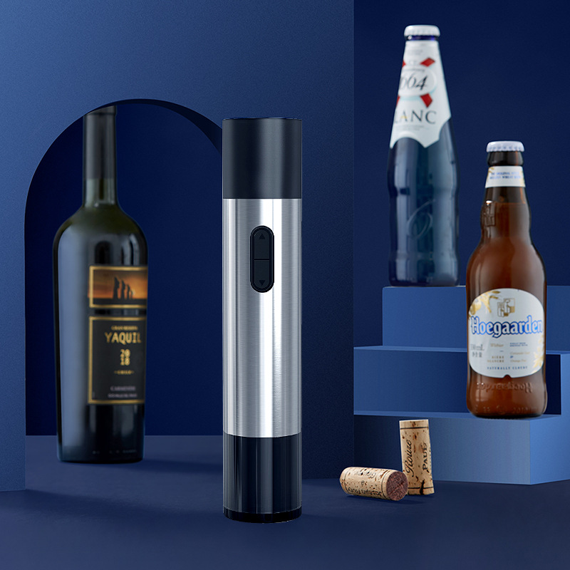 New Multi-Functional Bottle Opener 2-In-1 Automatic Opener Beer And Wine Electric Bottle Opener Specification drawing