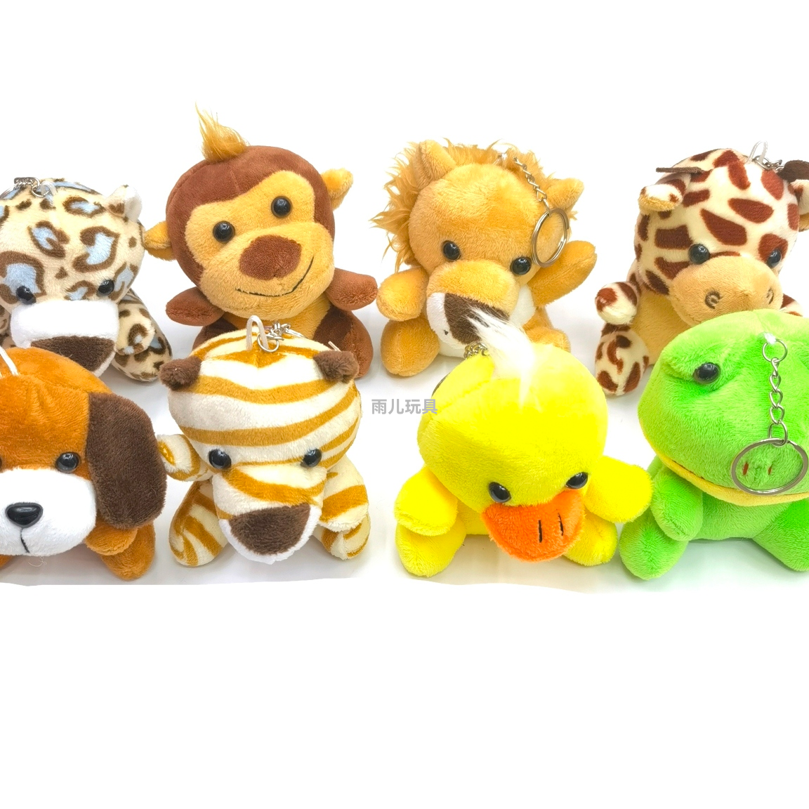 Plush toy keychain pendant, stuffed toy nici doll pendant, big head nici small pendant, plush pendant details Picture