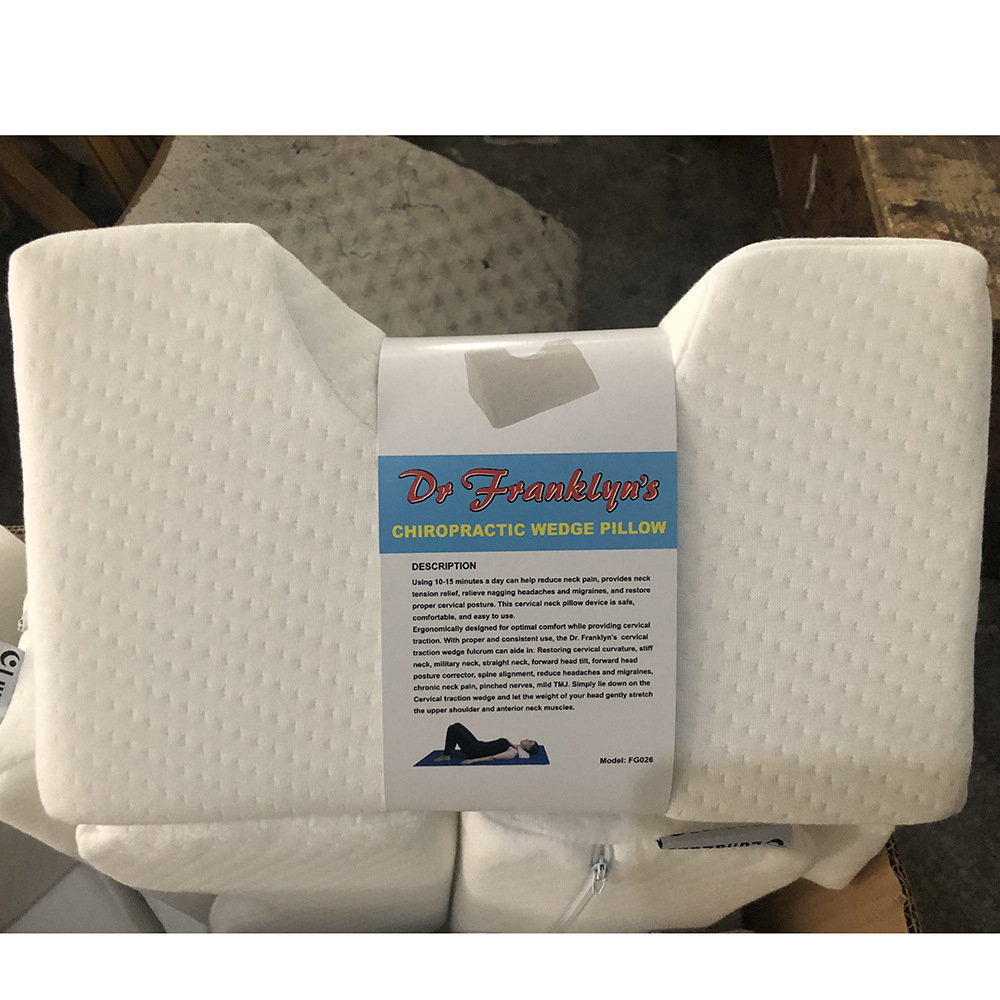 Amazon's best-selling cross-border spinal massage soothing pillow with a concave shape is comfortable and soft details Picture