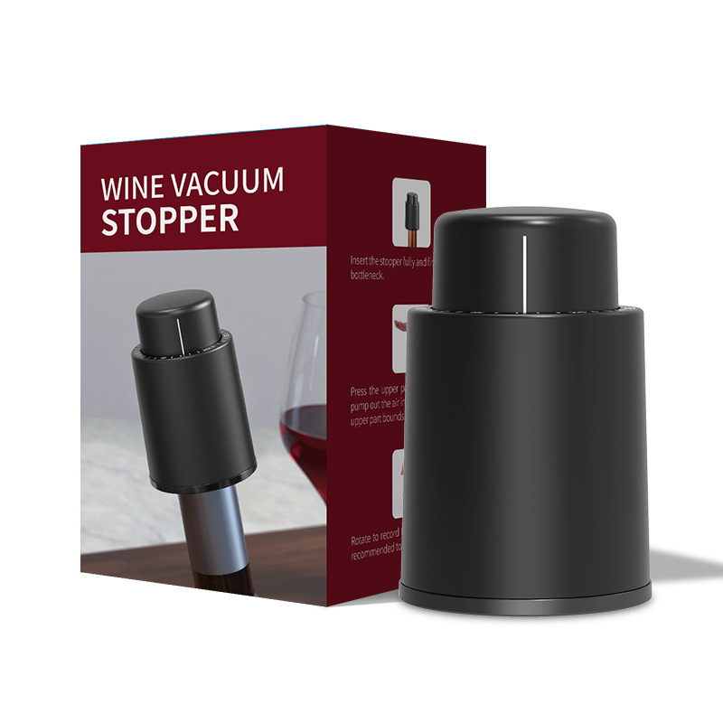 Vacuum stoppers for long-lasting preservation, food-grade press-type silicone wine vacuum stoppers, source factory Item Picture