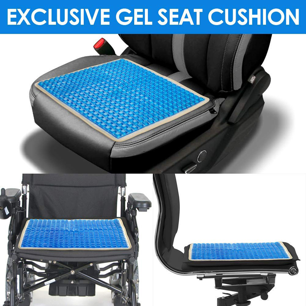 Amazon's best-selling gel seat cushion, airbag, jelly pad, car cooling pad, breathable and cooling single ice pad for long sitting full figure