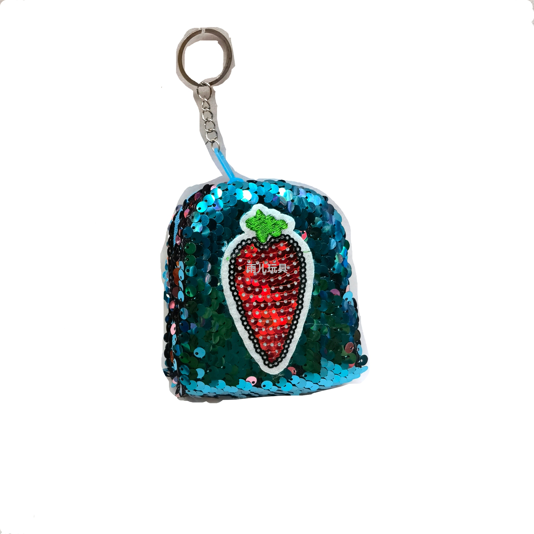 Plush toy sequined wallet, 3D patch sequined coin purse, small schoolbag sequined wallet, cartoon patch expression Application Scenario