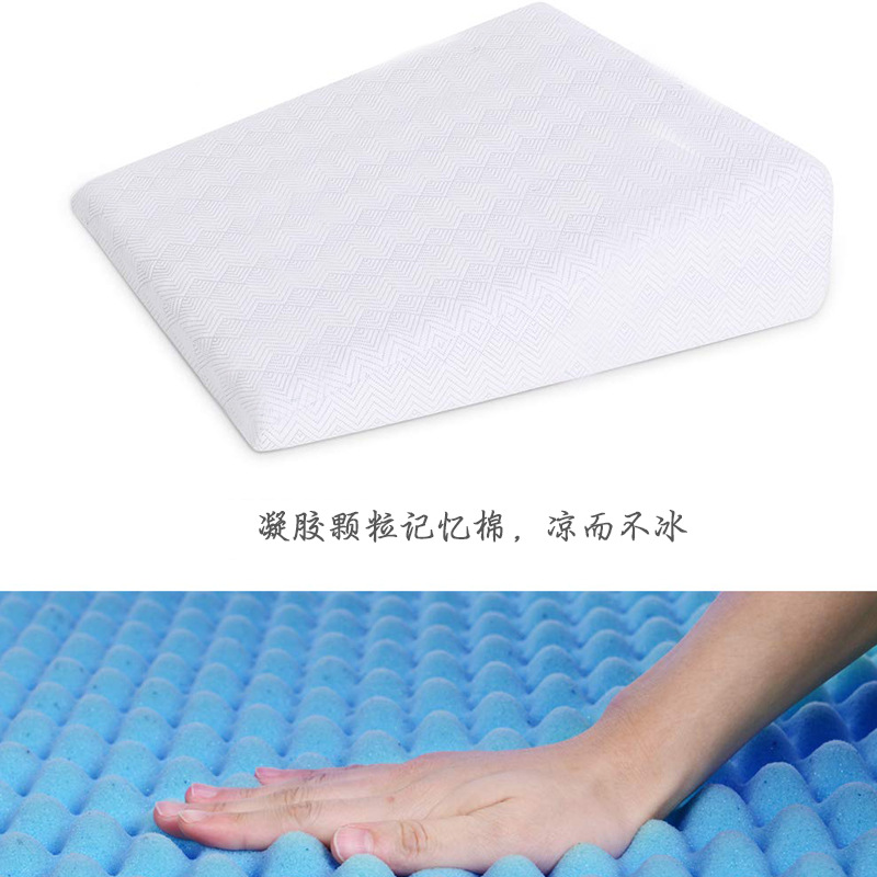 Amazon gel foam memory foam triangular pillow pregnant women's waist support custom multi-functional turning waist cushion sofa cushion Specification drawing