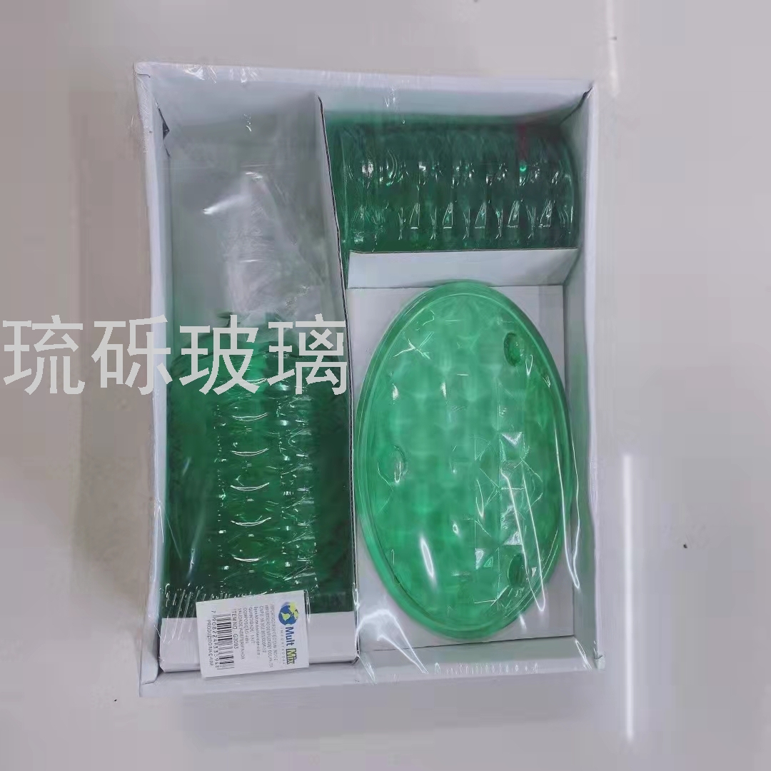 【 Louli New product 】 hand sanitizer bottle set kitchen supplies creative net red glass bottle glass dish soap