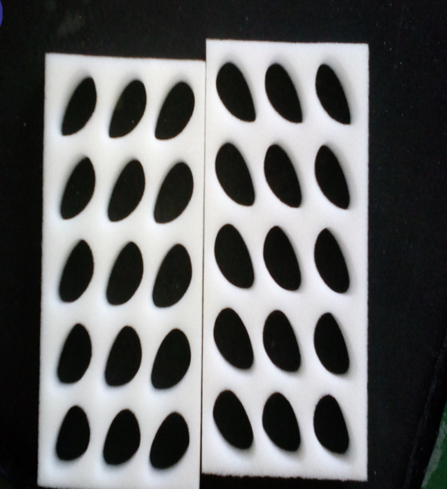 Foam manufacturer customizes test tube fixed round hole tray equipment, shock-absorbing isolation protective cotton eva inner lining packaging Application Scenario