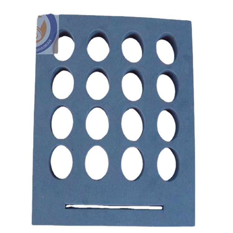 Foam manufacturer customizes test tube fixed round hole tray equipment, shock-absorbing isolation protective cotton eva inner lining packaging details Picture