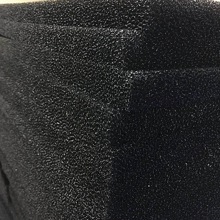 Customized 15mm thick black breathable sponge pad dust-proof buffer filter cotton block sponge material processing details Picture
