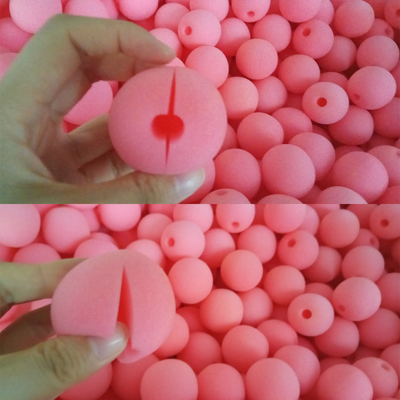 Halloween sponge clown noses in various colors and sizes can be made into clown nose sponge balls details Picture