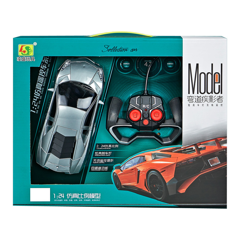 1:24 simulation wireless remote control light four-way model sports car USB charging 935-203 Role-playing toy full figure