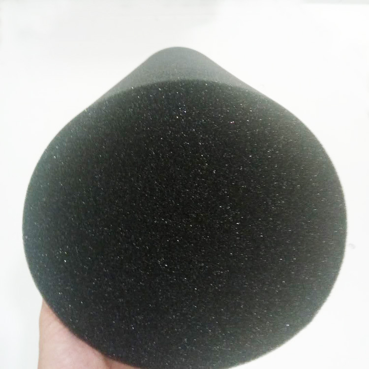 Billiard cue fixing protection sponge packaging dense hole deep black sponge special-shaped products high-elasticity white round rods Application Scenario
