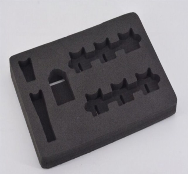 The manufacturer produces high-density black sponge packaging inner lining for cosmetic boxes. The sponge inner support can be customized. Bulk orders enjoy better prices Application Scenario