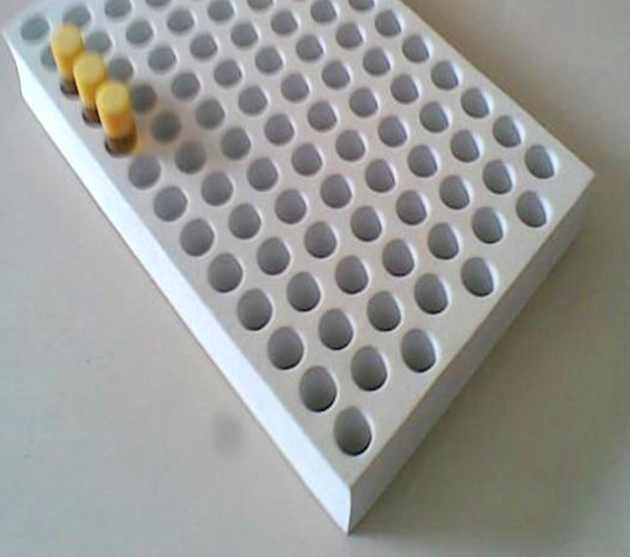 Foam manufacturer customizes test tube fixed round hole tray equipment, shock-absorbing isolation protective cotton eva inner lining packaging Specification drawing