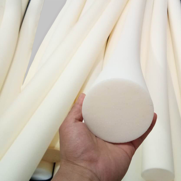 Billiard cue fixing protection sponge packaging dense hole deep black sponge special-shaped products high-elasticity white round rods details Picture