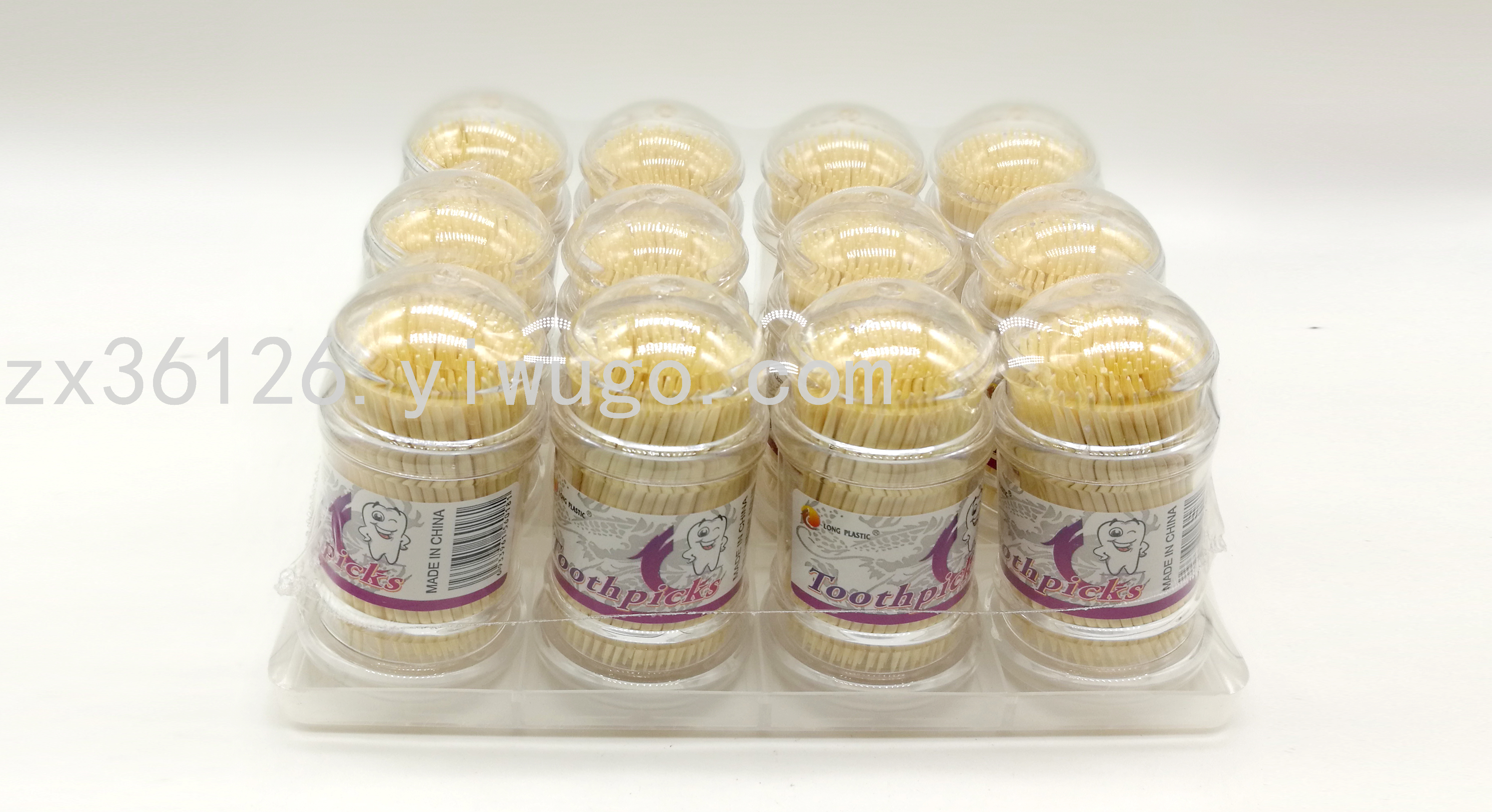 Disposable toothpicks are easy to use full figure