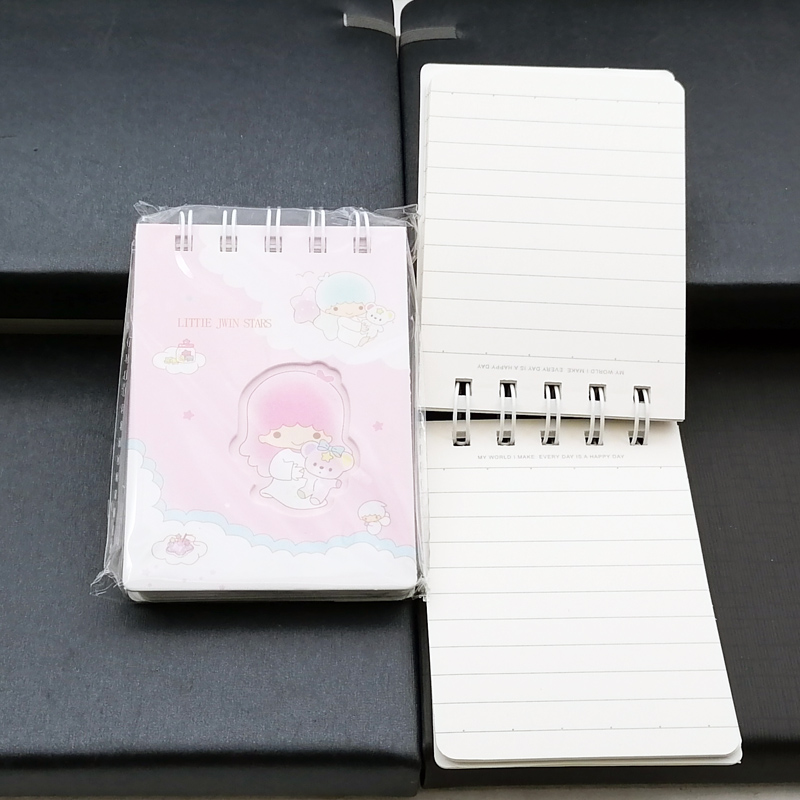 C1244A7 hollowed-out upward-flipping coil small notebook, office notebook, diary, 2-yuan store Application Scenario