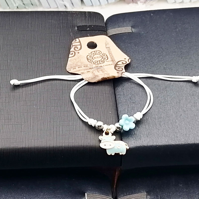 Wholesale of A1555 multiple types of student braided rope bracelets, ornaments and bracelets at a 2-yuan store in Yiwu details Picture