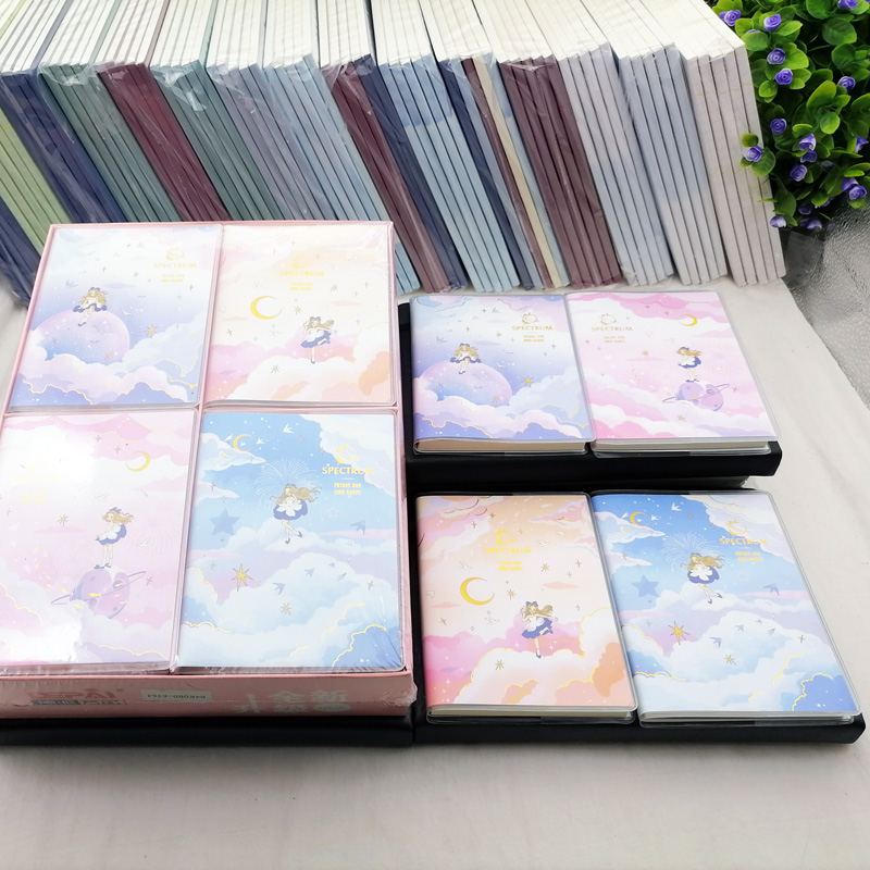 C1521 64k Constellation Starry Sky Rubber-covered Notebook, Office Notebook, Diary, Writing Book, 2-yuan store details Picture