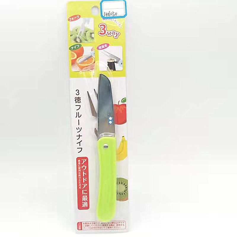 爆款多功能一刀加叉方便使用不锈钢餐具刀开瓶器具家庭版