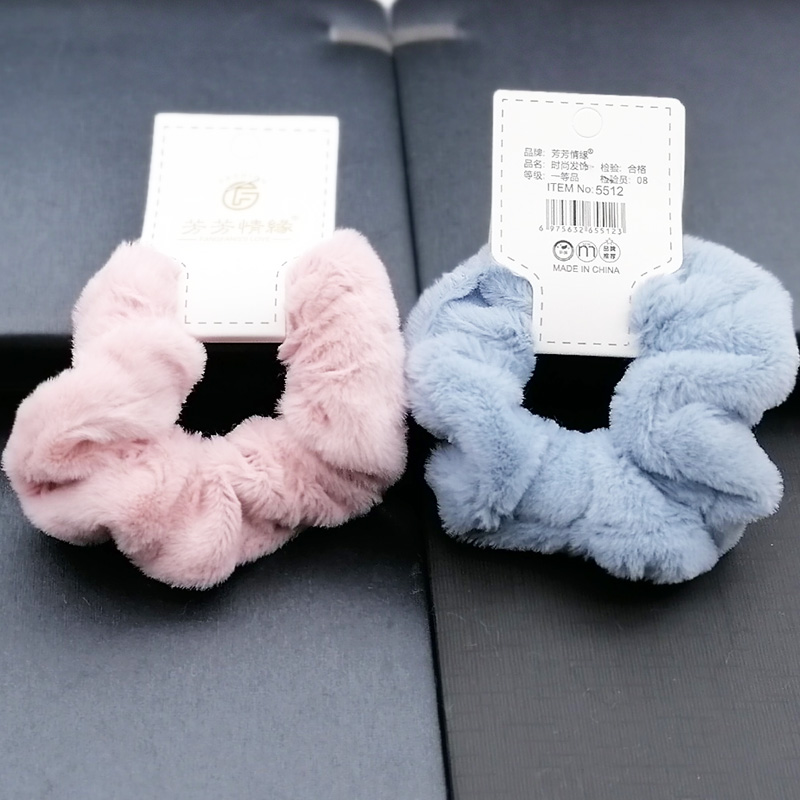 A2318 Fangfang Velvet Fashion Hair band, thick hair tie, hair accessory, hair flower, updo, two-yuan store accessory details Picture