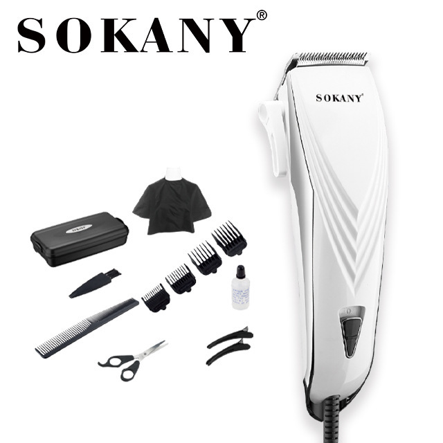 Cross-border SOKANY hair clipper with scissors, hair salon haircut, electric clipper, electric hair clipper, children's haircut, household details Picture