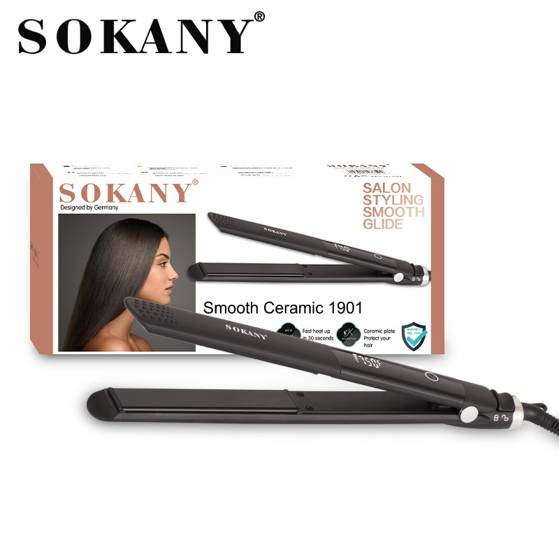 Crossover SOKANY1901 férulas hebilla interior bangs rizos peluquería ceramica roll pantalla slide plancha stick
