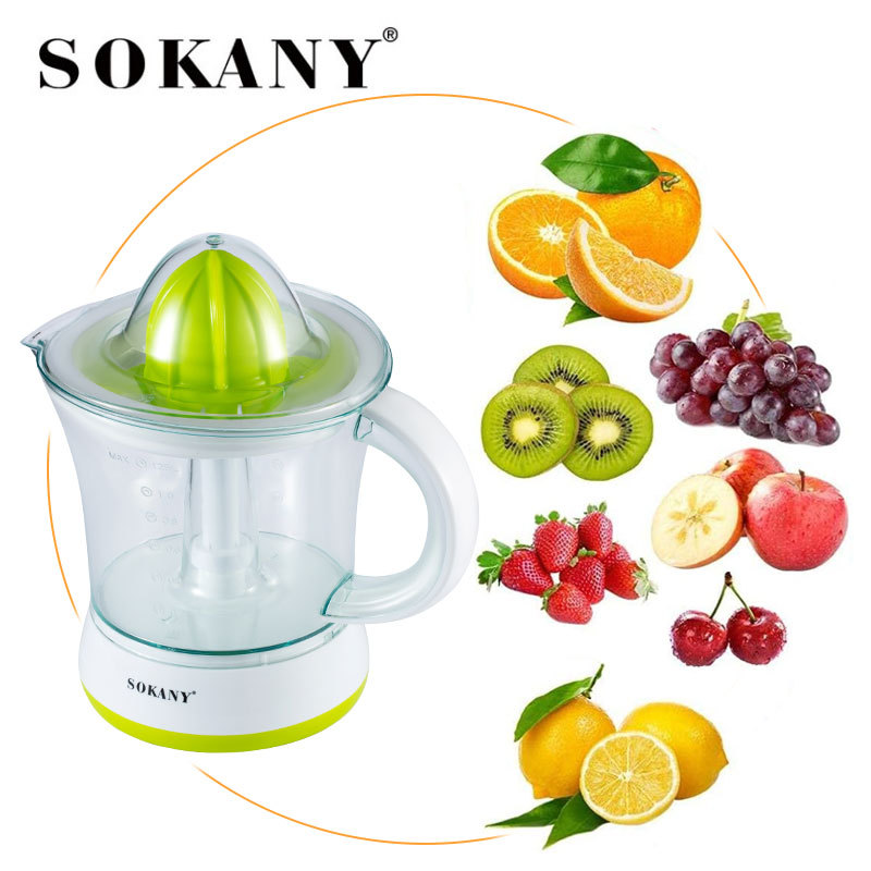 عصير البرتقال عبر الحدود Sokany603b معصرة كهربائية محمولة لعصير البرتقال، عصير عصير البرتقال البرتقال Specification image