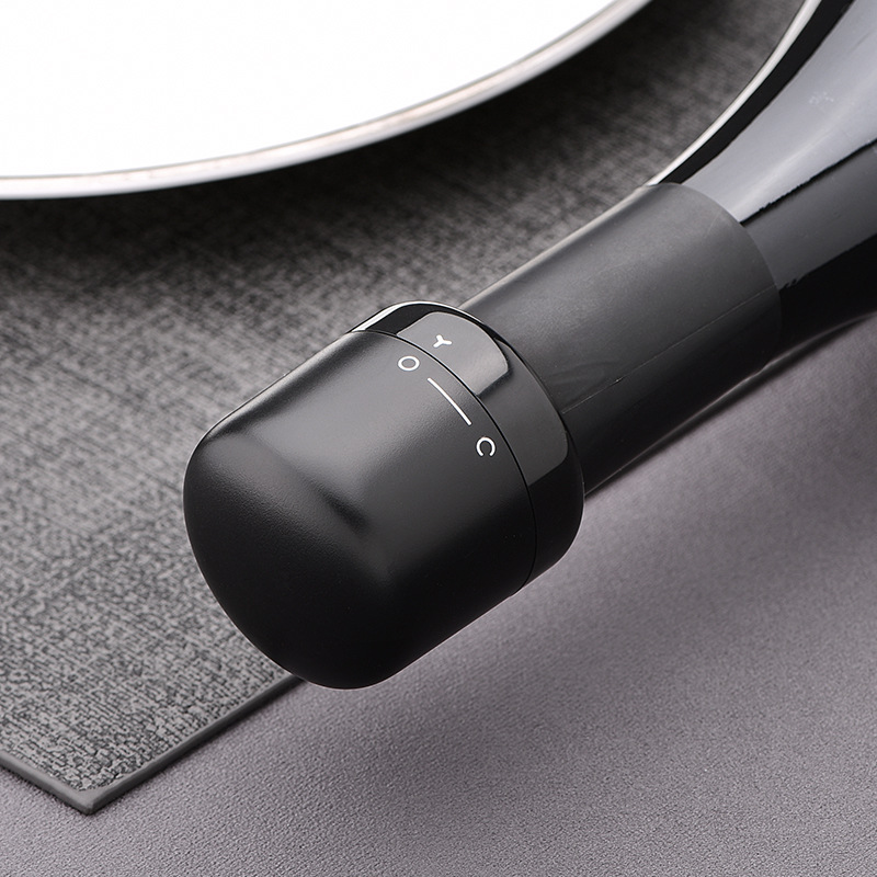 Amazon Douyin's best-selling cute smiling mini red wine bottle stopper, red wine sealed stopper cap Specification image
