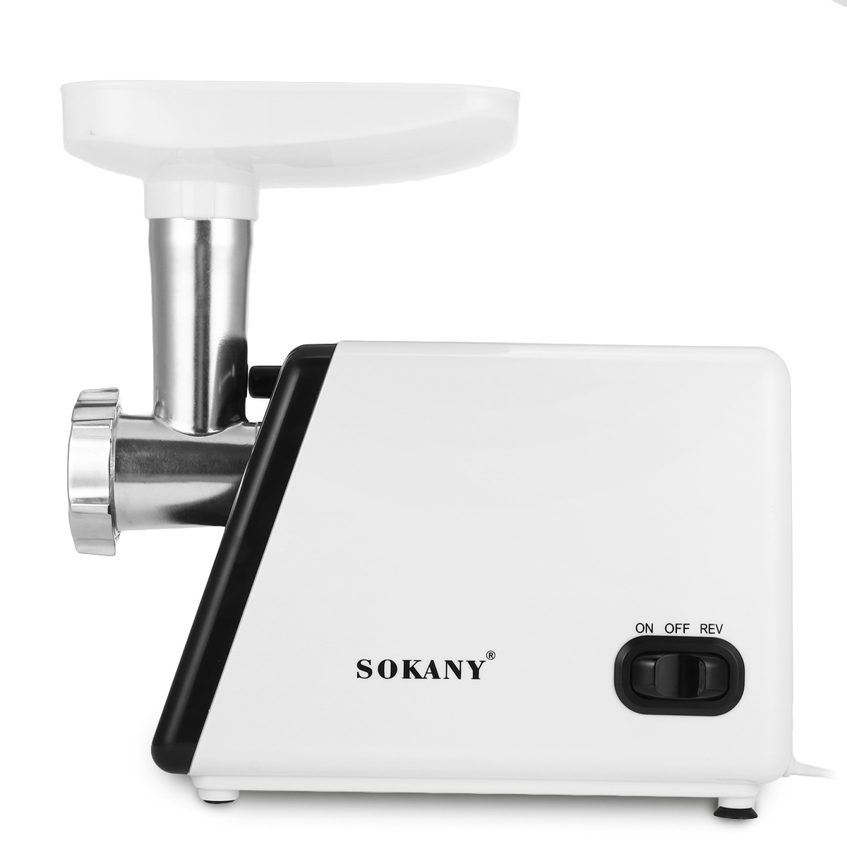 Cross-border SOKANY312 large-capacity household meat grinder, electric food processor, stainless steel, high-power meat mincing and filling Item Picture