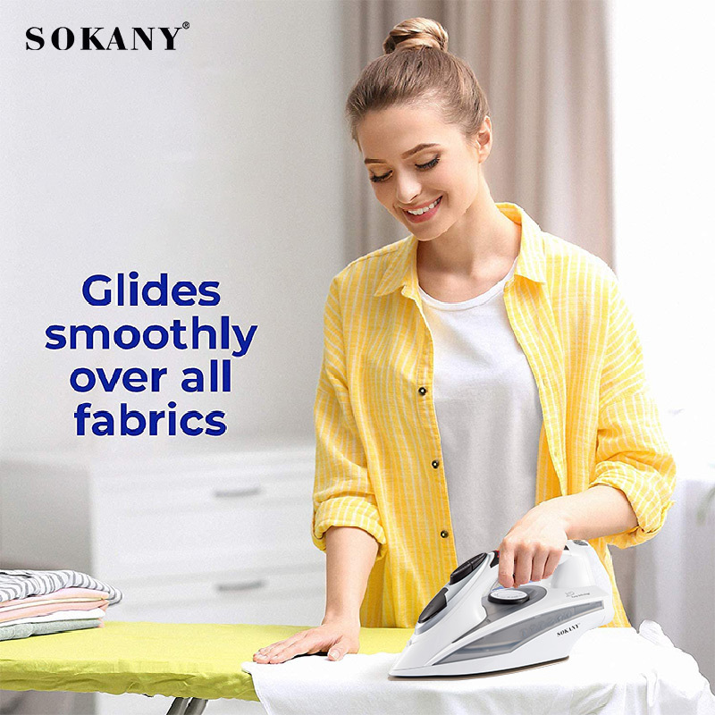 Cross-border SOKANY iron, household electric iron, ironing clothes, spray, steam brush, handheld dormitory, portable foreign trade details Picture