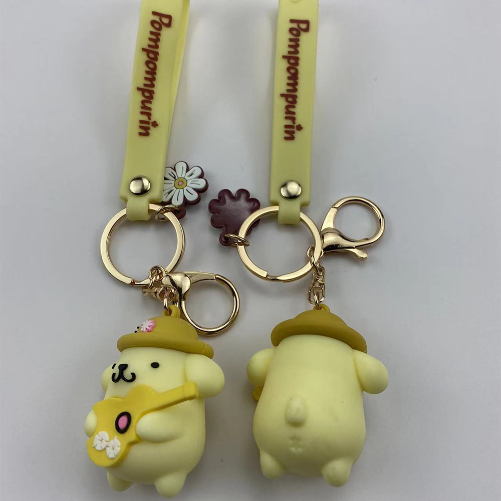 创意海军风布丁狗雪莉玫达菲熊钥匙扣汽车钥匙链包包挂件礼品批发