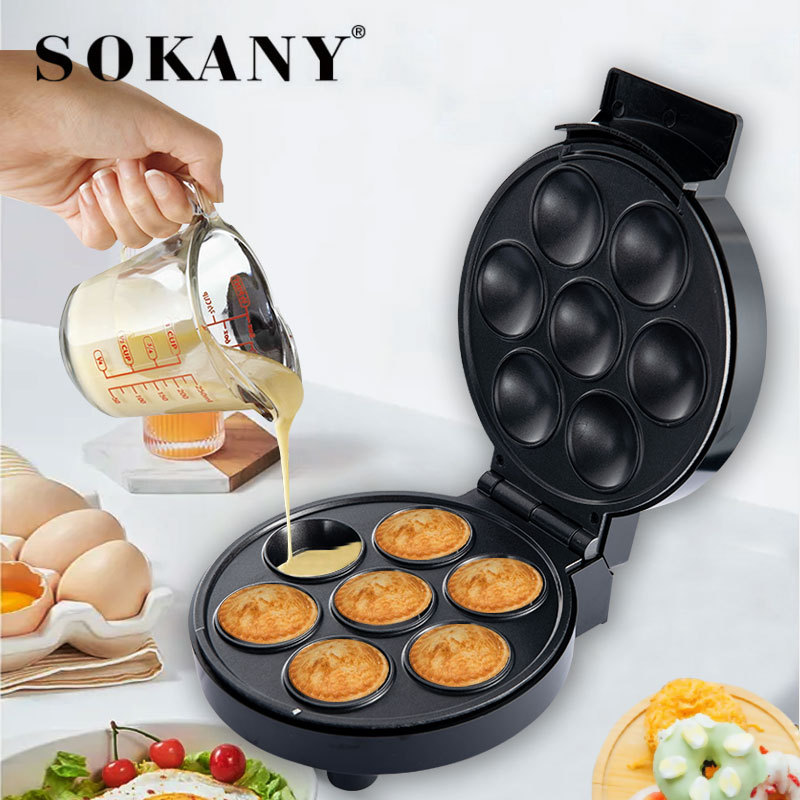 Cross-border SOKANY 308 European standard bread machine, Sandwich machine, Waffle home light food machine, multi-functional breakfast toaster