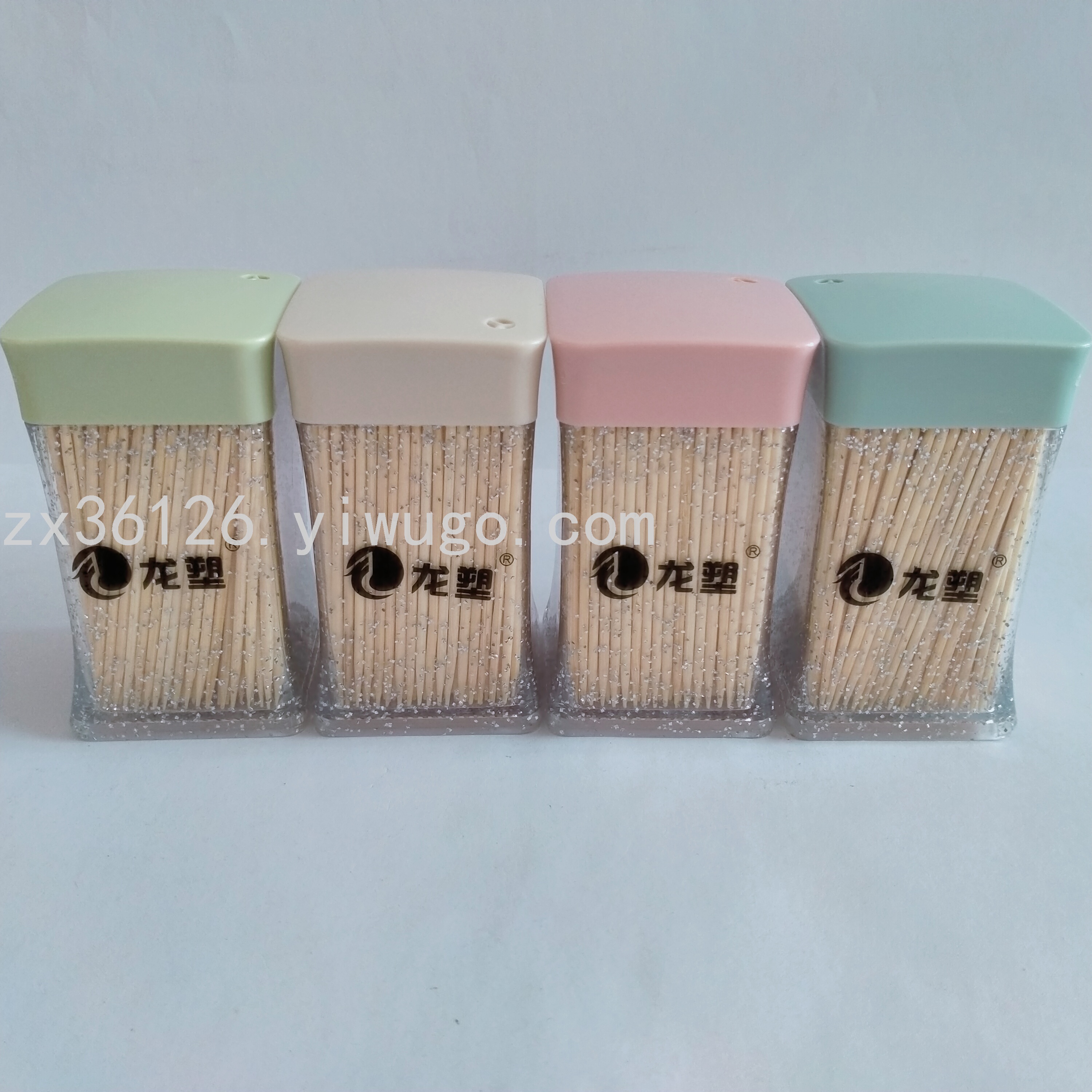 250 disposable toothpicks in lovely square bottles Full of stars