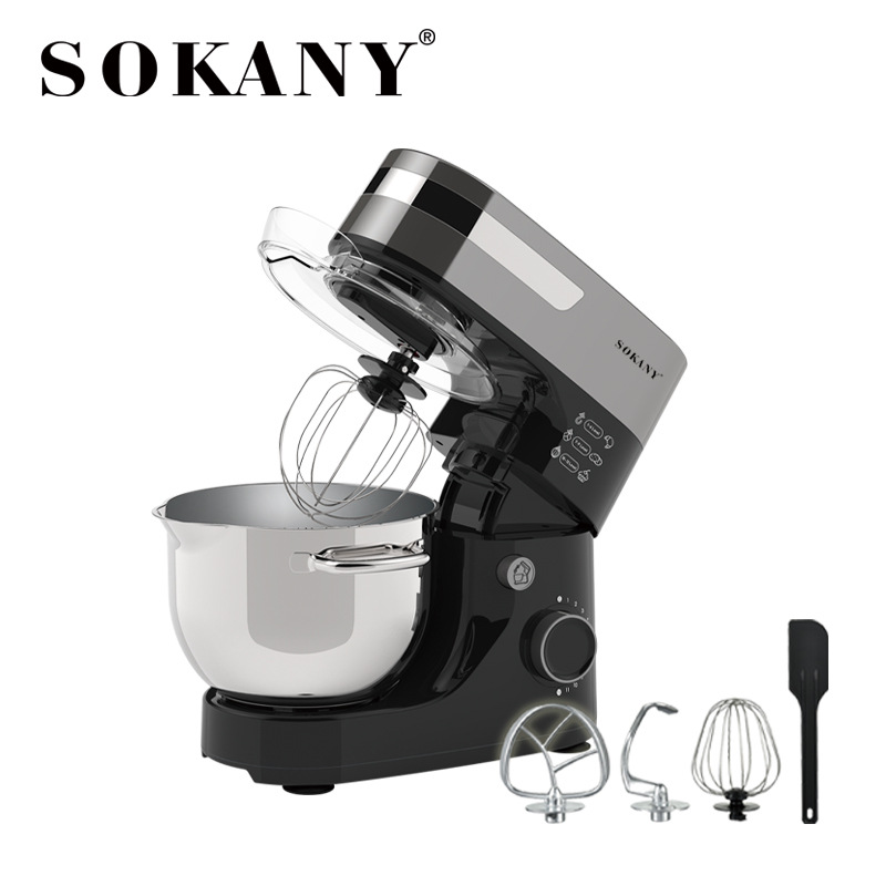Crossover SOKANY9107S mesa mezclador de pasta hogar automático 4L batida de huevos batida de carne batida de huevos máquina de cocina silenciosa