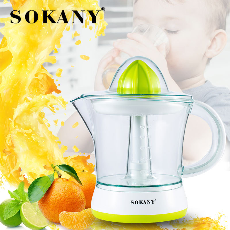 Cross-border SOKANY603B orange juicer, household portable electric orange juicer, orange and lemon juicer