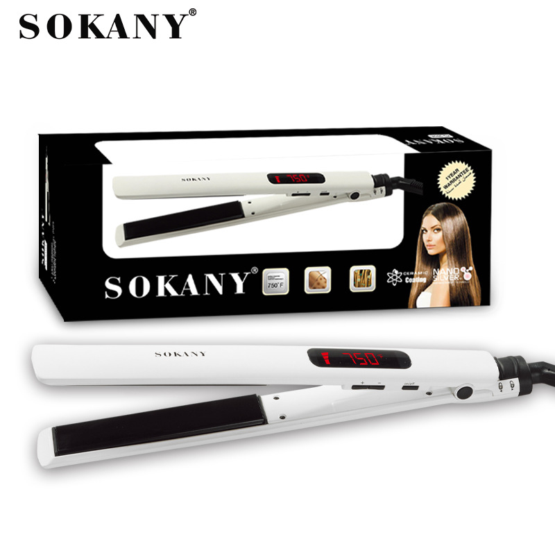 Cross-Border Sokany950a Dual-Purpose Straight And Curly Hair Clipper Portable Small Lazy Ceramic Hair Clipper Perming Device Item Picture