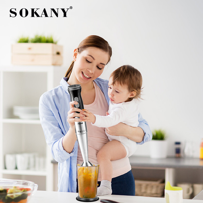 SOKANY748 Handheld blender, baby food processor, infant complementary food machine, blender, juice and meat grinder Specification image