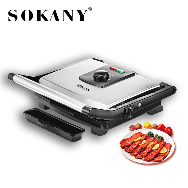 【 Cross-border Bestseller 】SOKANY202 Oven Steak Sandwich Machine Home Oven Bread Machine Item Picture