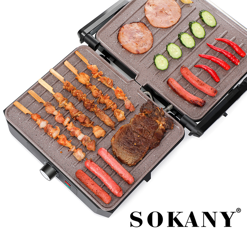 Cross-border new SOKANY230 double-sided grilling and stewing machine details Picture
