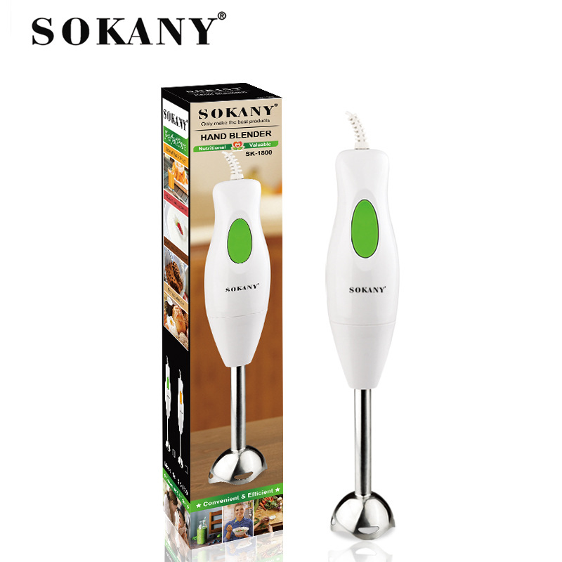 Cross-border SOKANY1800 cooking stick baby food maker, hand-held electric multi-functional household blender Item Picture
