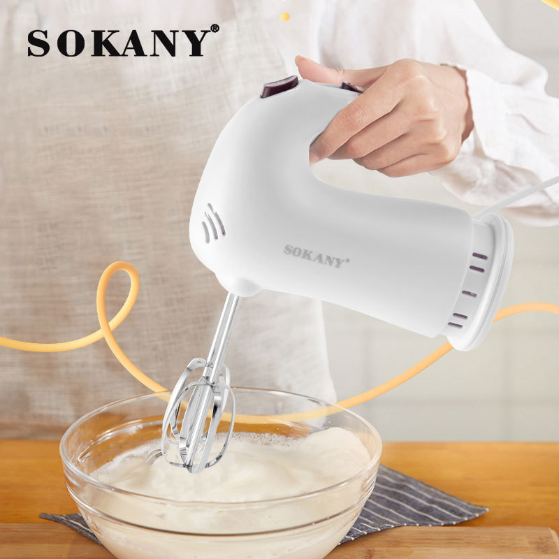 Cross-border SOKANY363 Household handheld electric egg beater, cream whiping mixer, small baking batter details Picture