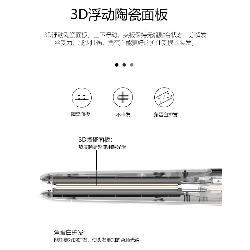 卷发器、直发器实物图