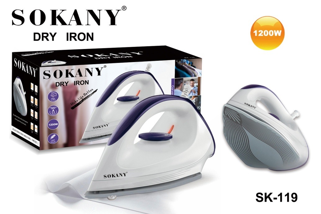 Cross-border SOKANY household small electric iron, handheld steam ironing, mini portable for student travel