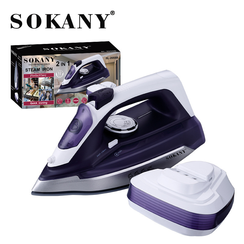 跨境SOKANY2055B电熨斗家用蒸汽手持蒸汽挂烫机小型熨烫机熨衣服