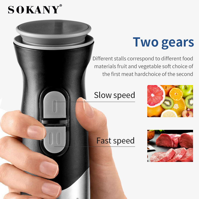SOKANY748 Handheld blender, baby food processor, infant complementary food machine, blender, juice and meat grinder details Picture