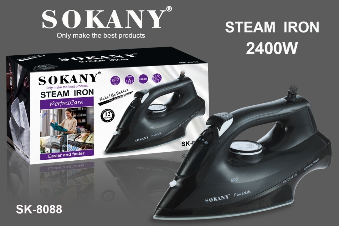 跨境SOKANY手持挂烫机家用蒸汽刷电熨斗小型便携式熨烫机衣服顺衣