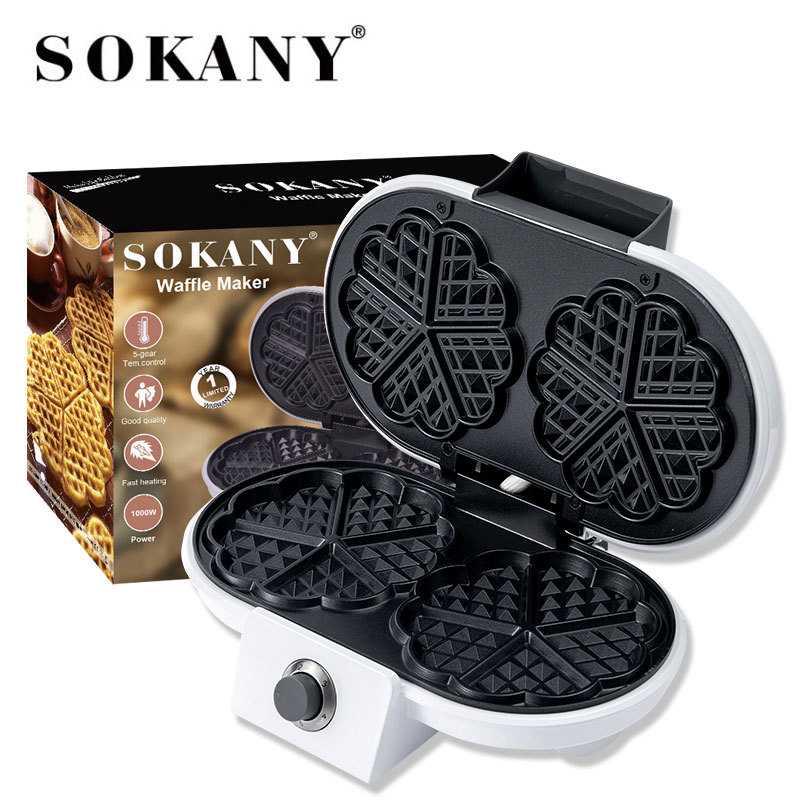 Cross-border SOKANY510 Household double-sided heating waffle machine, egg roll machine, egg waffle muffin machine, cake machine Specification image