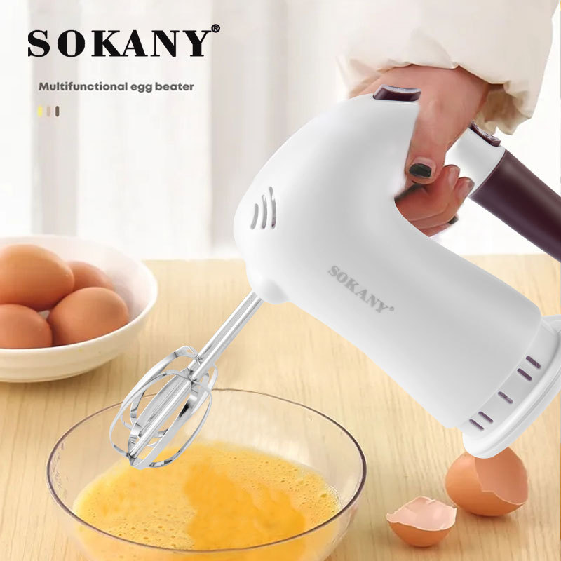 Cross-border SOKANY363 Household handheld electric egg beater, cream whiping mixer, small baking batter Specification image