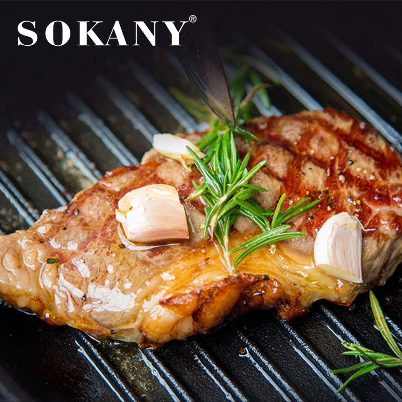 【 Cross-border Bestseller 】SOKANY202 Oven Steak Sandwich Machine Home Oven Bread Machine Application Scenario